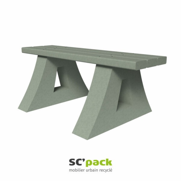 Banquette classique SC’PACK 1250 mm en PolyAl recyclé