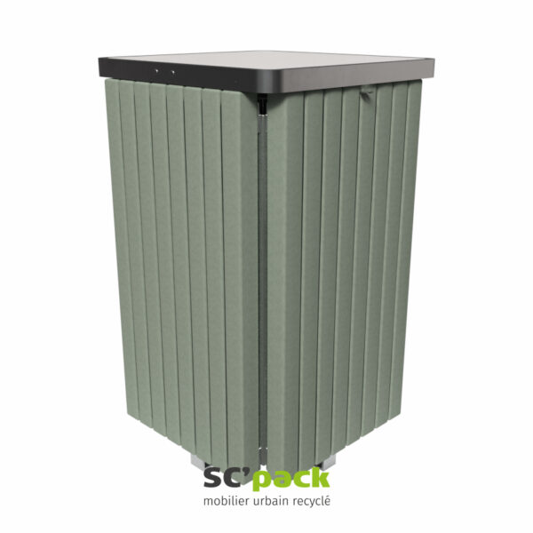 corbeille carrée 70 litres