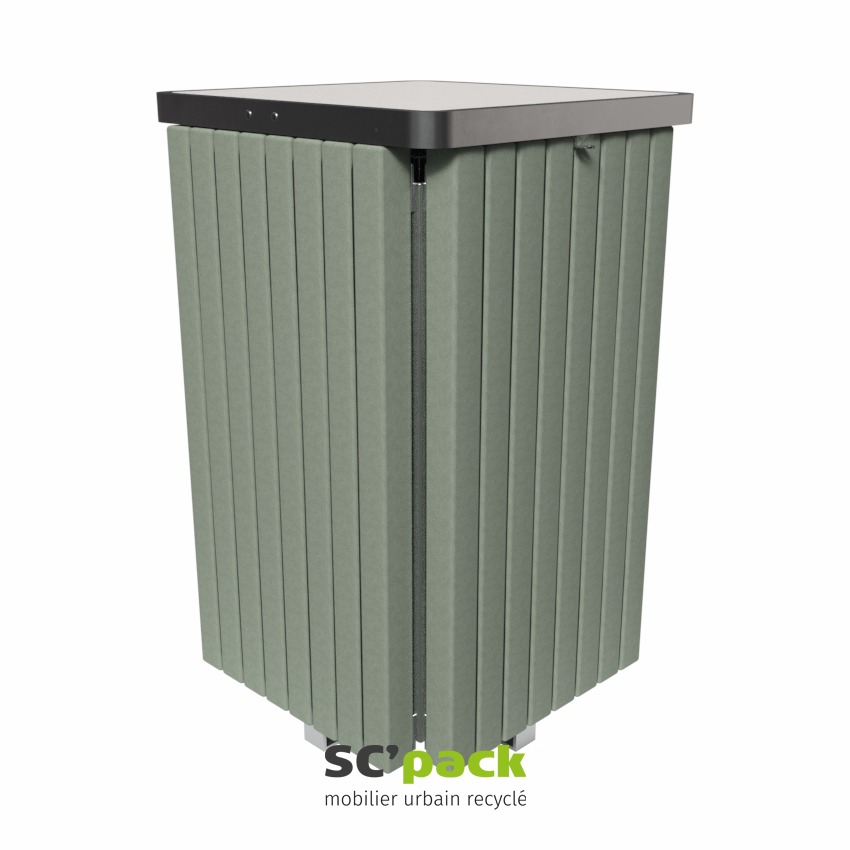 corbeille carrée 70 litres