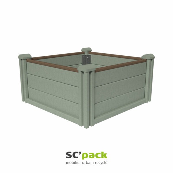 Jardinière basse sans fond