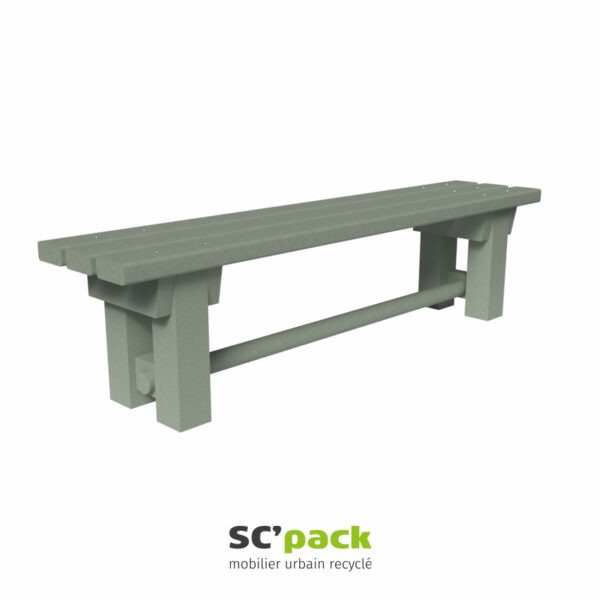 Banquette simple SC’PACK 1800 mm en PolyAl recyclé