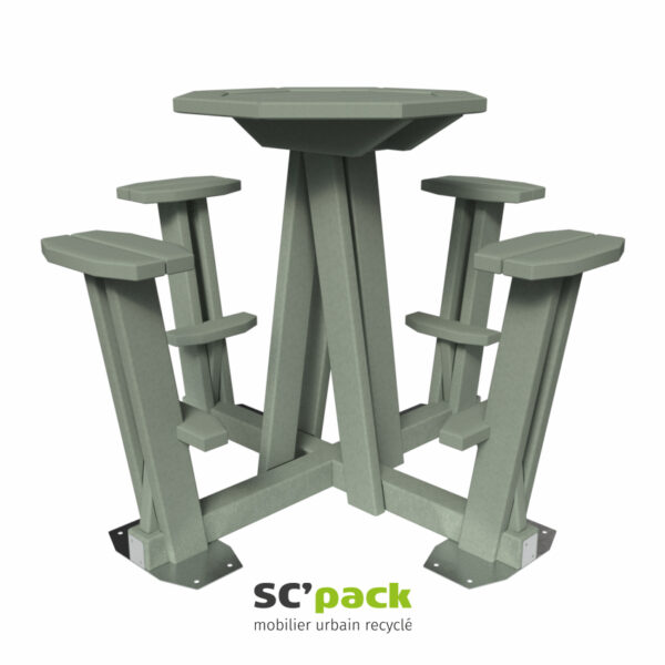 Mange-debout octogonal