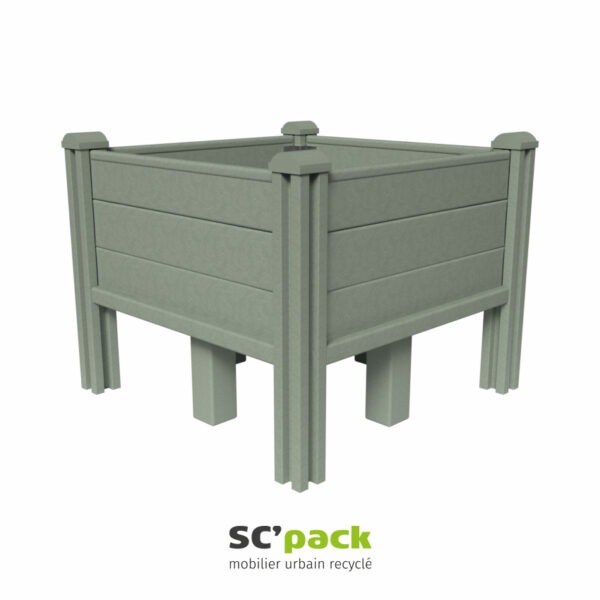 Jardinière pédagogique hauteur 800 mm modèle « Tours »