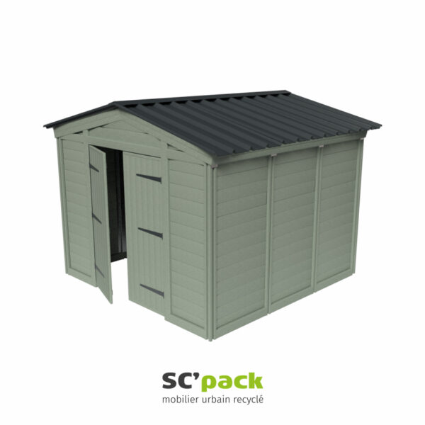 Abri de jardin 3 x 3 m