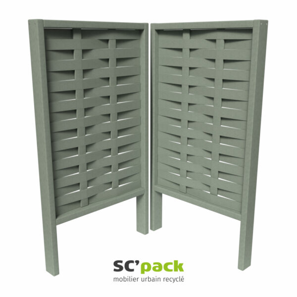 Cache-conteneur petit tressage - 1000 mm