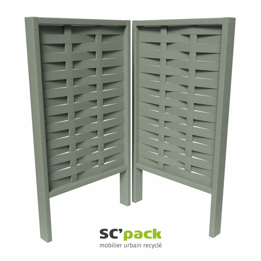 Cache-conteneur petit tressage - 1000 mm