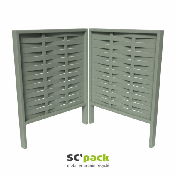 Cache-conteneur petit tressage -1500 mm