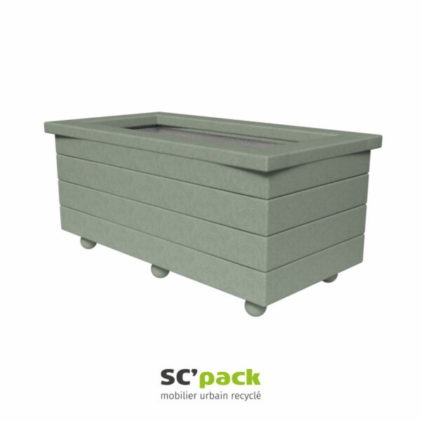 Bac à fleurs rectangulaire