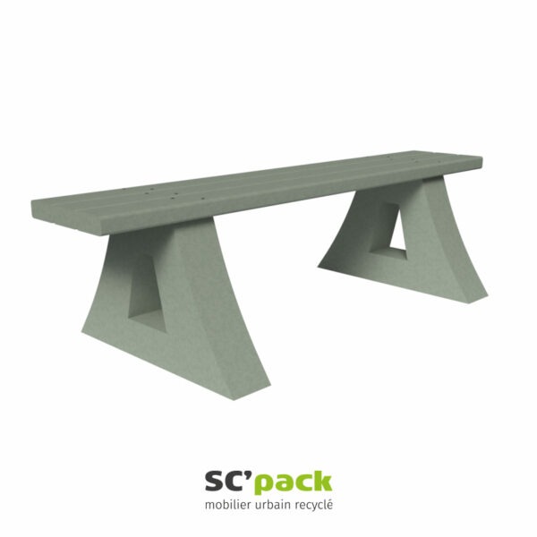 Banquette classique SC’PACK 1800 mm en PolyAl recyclé
