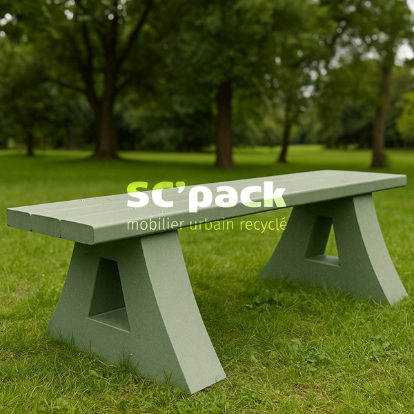 Banquette classique SC’PACK 1800 mm en PolyAl recyclé