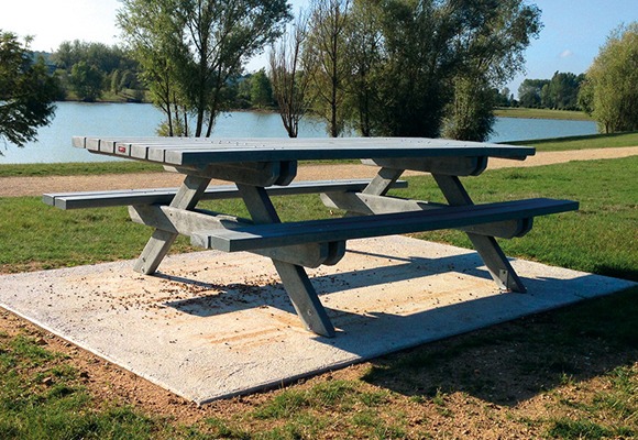 mobilier urbain table pique nique