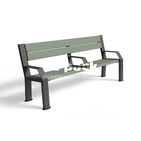banc urbain en PolyAl