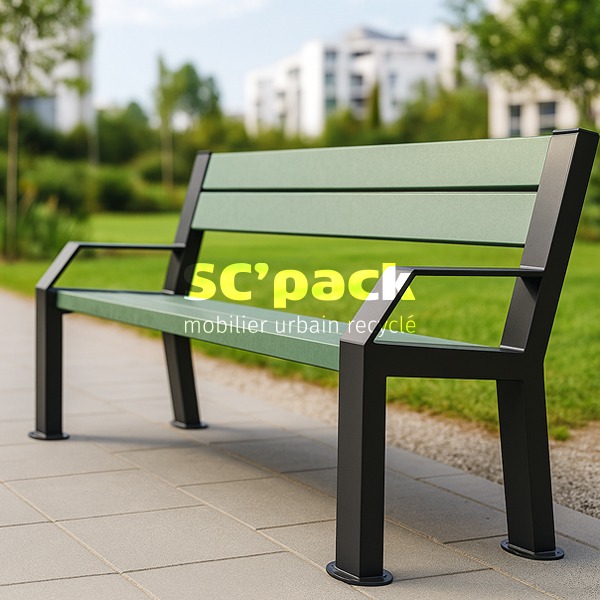 banc urbain en PolyAl