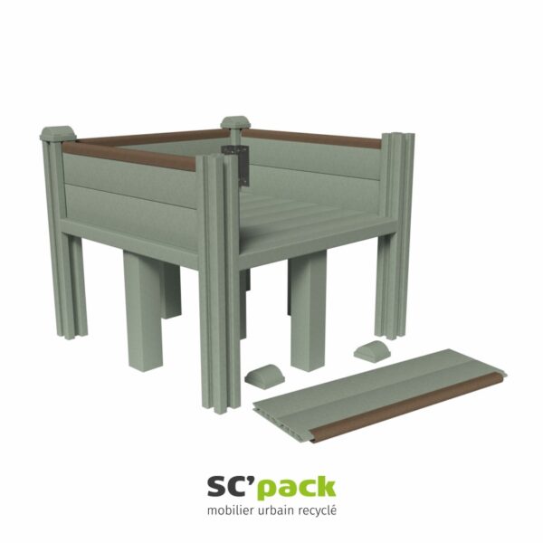 jardinière pédagogique 830 mm face amovible